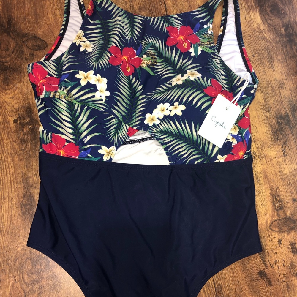 cupshe one piece swimsuit large